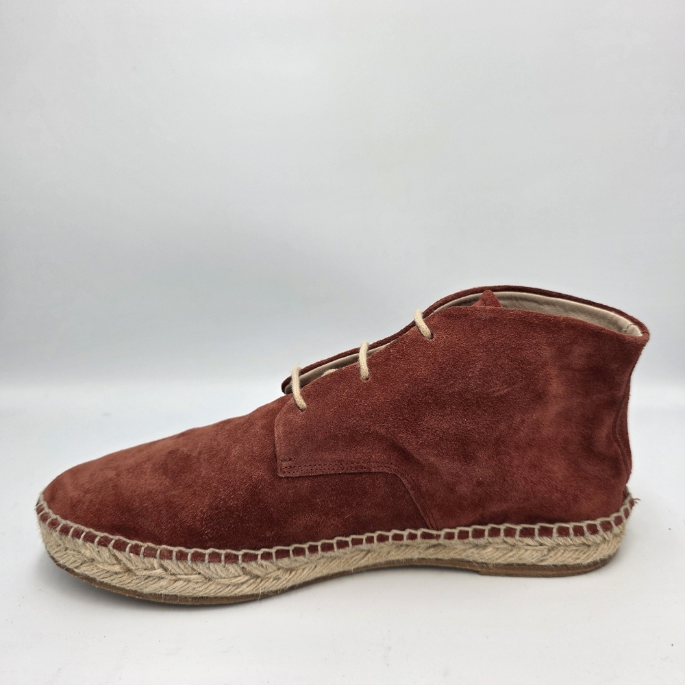 Freda Salvador Women's Rust Suede Harper Lace Up Espadrille Boottie, Size 7 - Picture 2 of 5